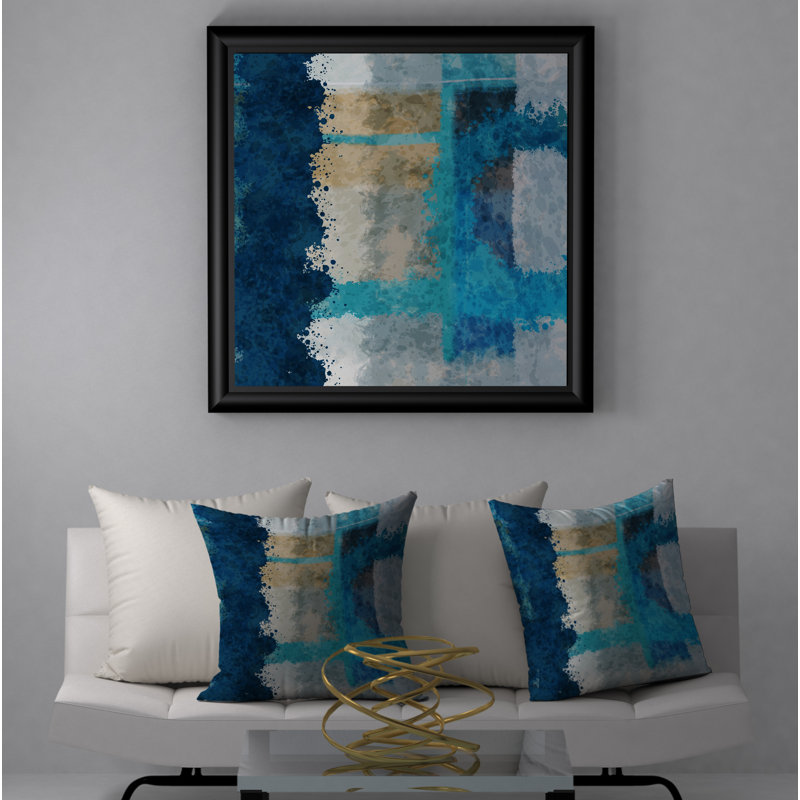 Housse de coussin carrée/insert, 20 po X 20 po