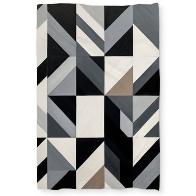 Grid Gray Bedroom Duvet Cover | Stylish Home Decor Essentials