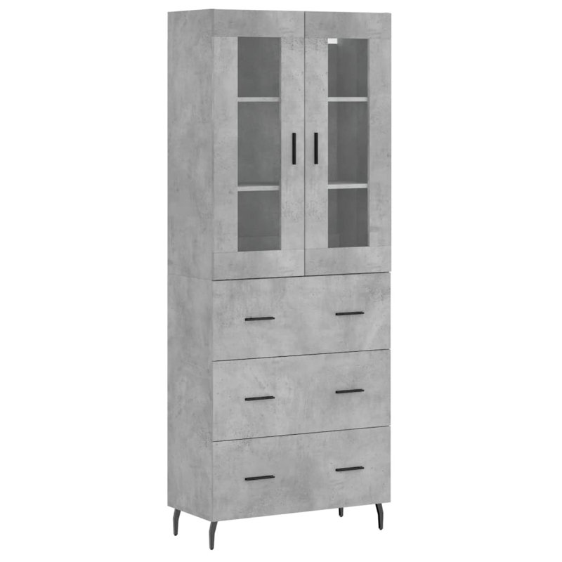 Ingulu 69.5cm Sideboard, Concrete Grey