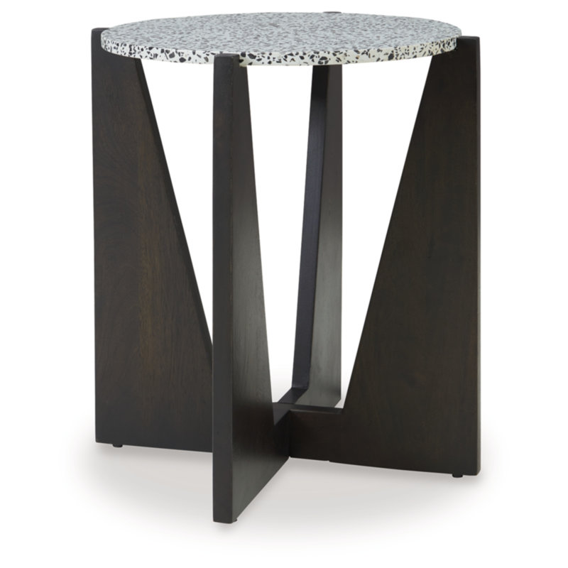 Sumiteru Stone Top End Table