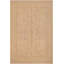 Laine beige foncé noué à la main 8 pi 10 po x 11 pi 11 po Dorn
