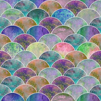 "Edensor Fish Scale" sur toile par Olga_Z, impression