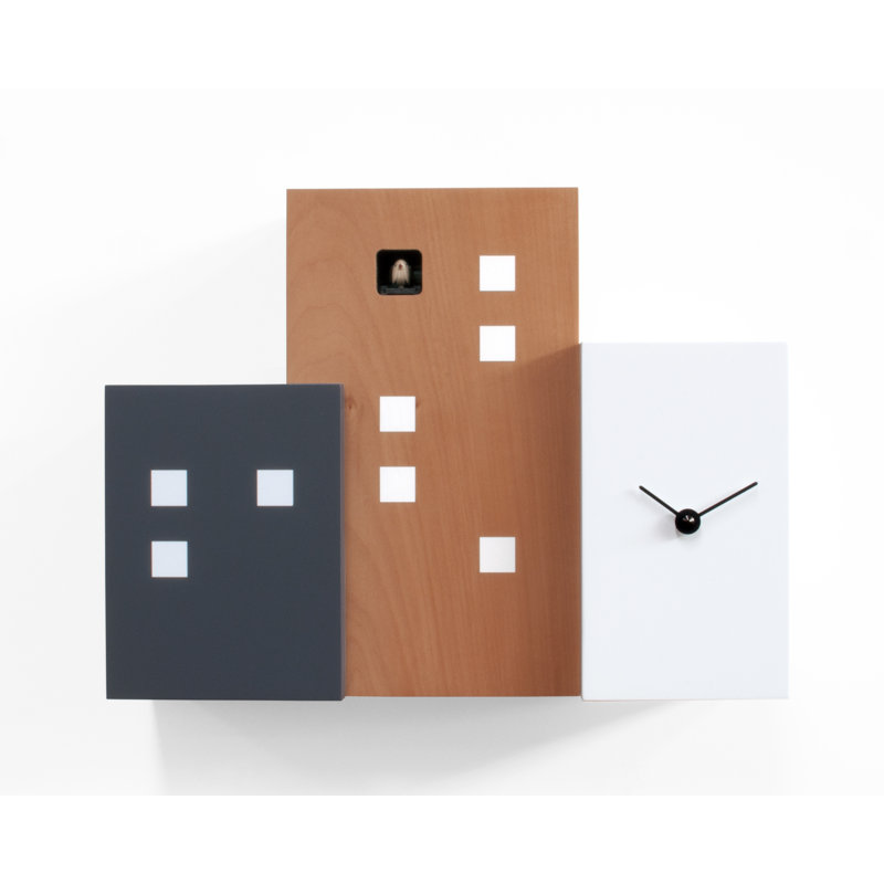 Beckner Wood Wall Clock, Pear Wood