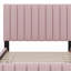 Lit plateforme tapissier avec lit gigogne-477070239