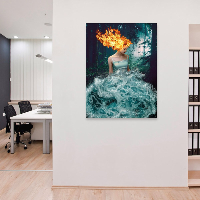 Mother Nature by Julian Lauren - No Frame Print on Canvas, 100cm H x 70cm W x 4cm D