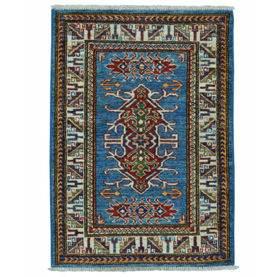 Mathew One-of-a-Kind 2' X 3'2" Wool Area Rug in Blue
