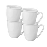 Elements Black Set of 4 Mugs