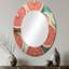 Grapefruit Gradient - Miroir mural ovale traditionnel-2032600670