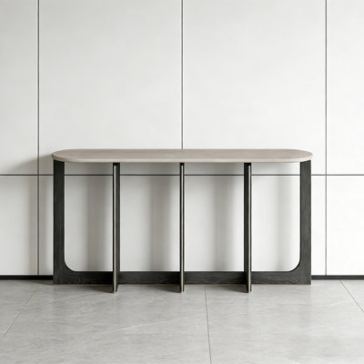 Retro Minimalist Console Table