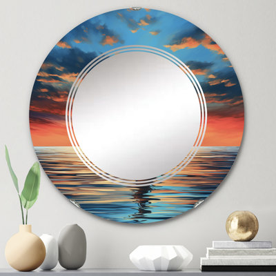 Lihini - Miroir mural moderne rond