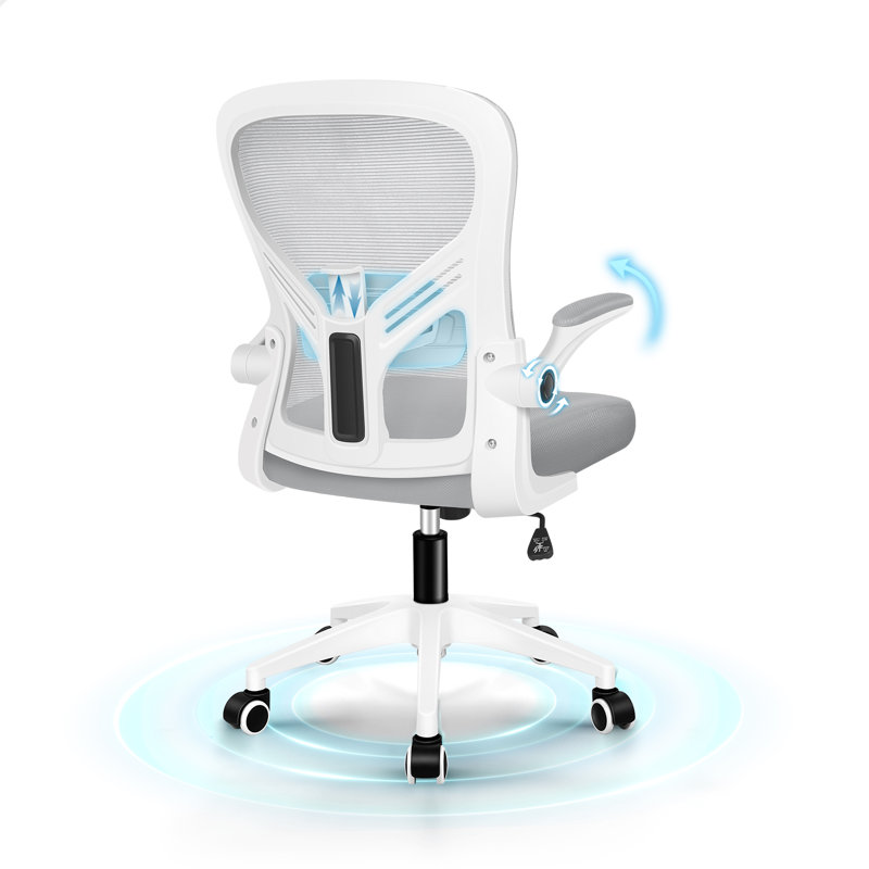 Office Chair, Grey, White