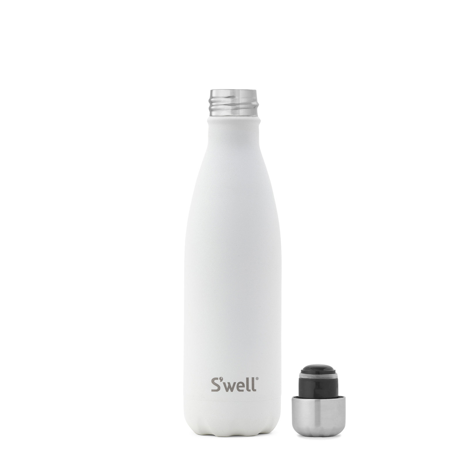 S'well Stainless Steel Triple-Layered Vacuum-Insulated Water Bottle, Moonstone, 17.oz