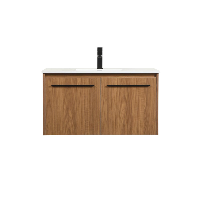  Ensemble de meuble-lavabo simple 36 po, Bleu