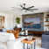 8 Aluminum Blades Modern Classic Smart Large Ceiling Fan With Light And Control And App Function