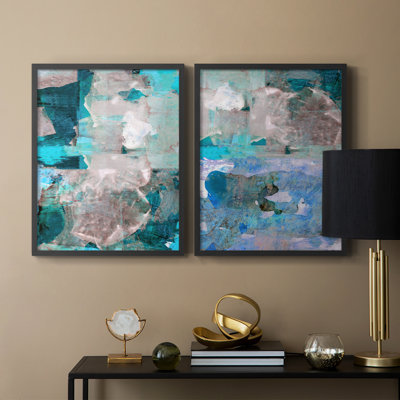 Impasto III - reproduction encadrée de qualité supérieure - prête à être accrochée - aucun clou requis - aucun clou requis