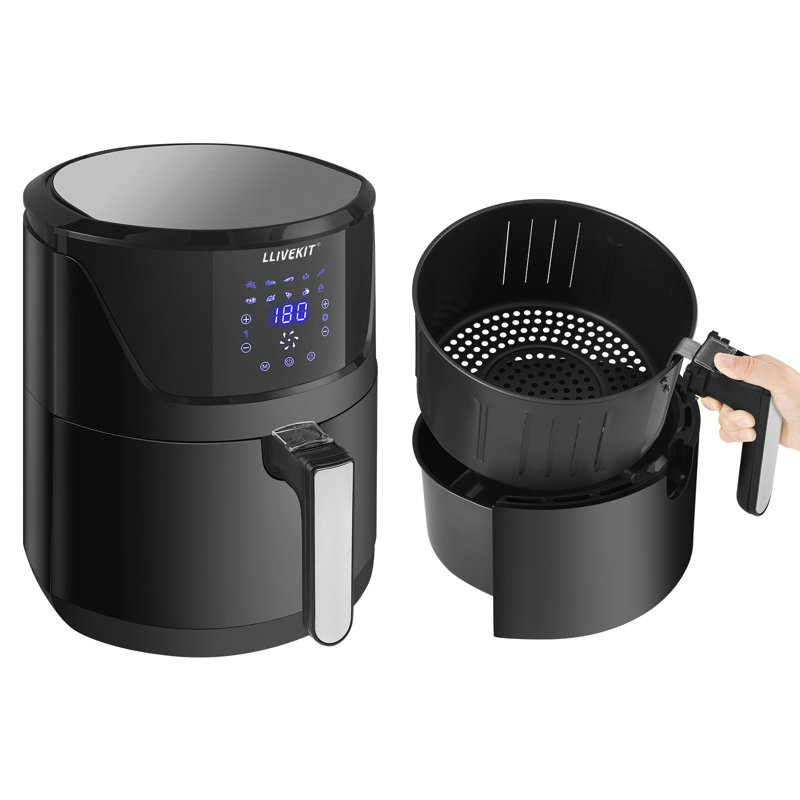 WOLTU 4L Air Fryer Oven, Black, 33.7cm H x 26.6cm W x 36.6cm D