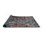 Tapis de zone bleu foncé contemporain-590210202