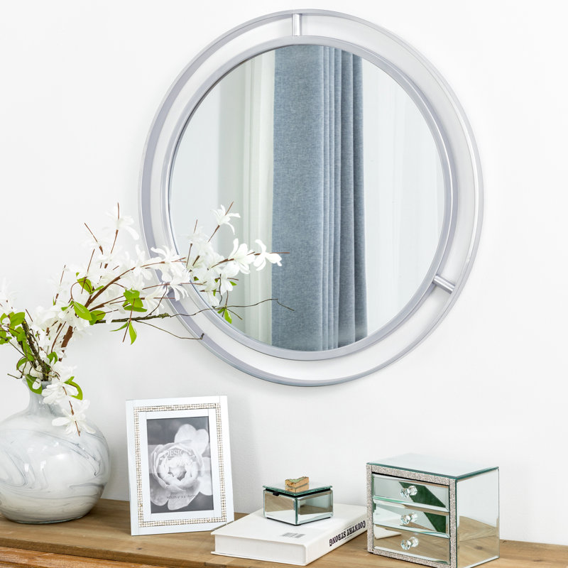 Terwilliger Metal Mirror, Silver, 24" x 24"