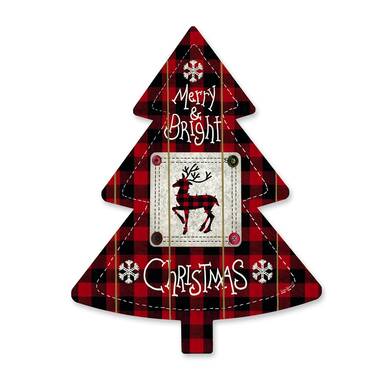 Christmas Buffalo Check Sign - Design Dazzle