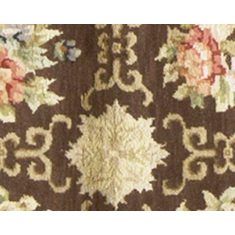 Handmade Silk and Wool Area Rug