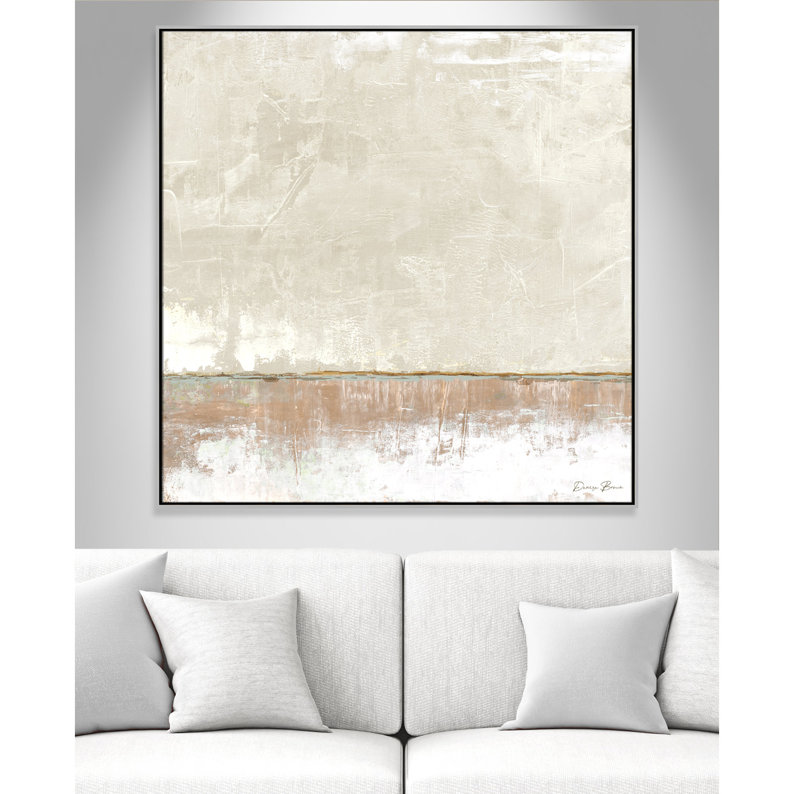 Delevan "Better Days II" Print, 46.5" H x 46.5" W, Silver