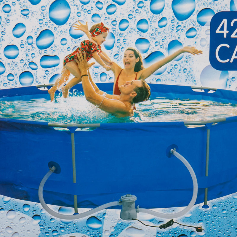 Charleah Giant Round Framed Inflatable Pool