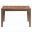 Table de salle à manger Mea, plateau extensible de 47 à 94 pouces, brun noyer scandinave