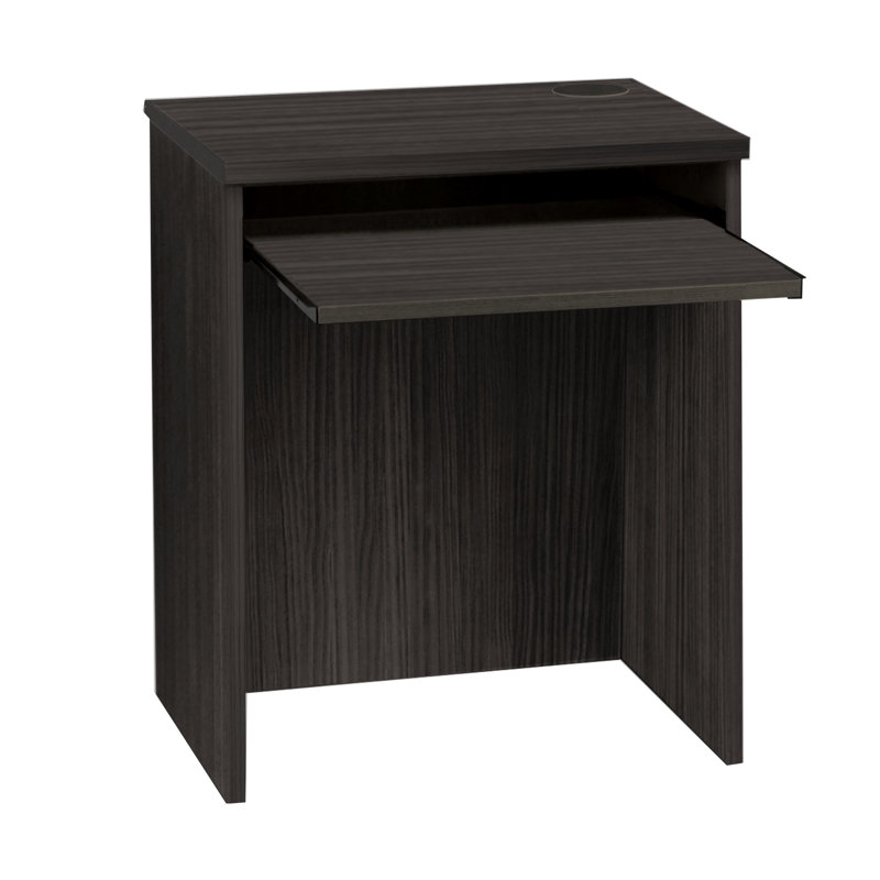 Haajra Computer Desk, Black, 72cm H x 60cm W x 54cm D
