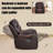 Abba 3-person Recliner Sofa With Padded Arms-2474891
