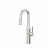 Davoli Pull-Down Prep/Bar Faucet with Button Sprayer