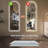 65" x 21" Arch Design LED Full Length Mirror ,Dimmable,  High Definition & Explosion-Proof, Full-Length Standing or Wall-Mounted - Brightly Lit for Makeup, Studio, and More