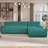 Boneless 107" 2-Piece Modular Sofa Free Combinations-1172518725