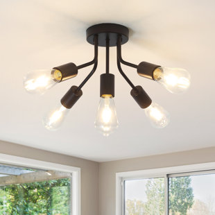 Semi-Flush Mount Lighting You'll Love - Wayfair Canada