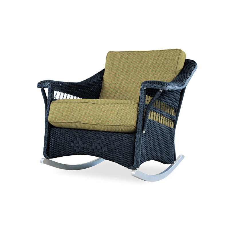 Nantucket Outdoor Rocker Chair, Demo Skyway, Ebony