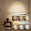 Lampe sur pied arquée pour le salon