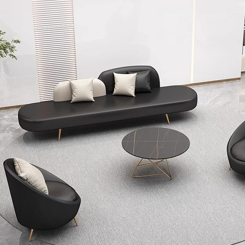 Méridiennes d'intérieur en similicuir Creative Home, Orienté à droite
