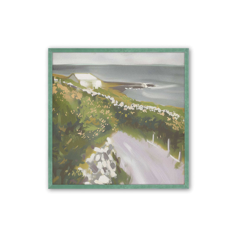 «Floral Coastal Walk I», H 13,75 po x l 13,75 po, Citronnelle