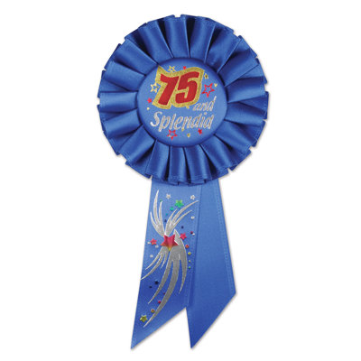 75 et splendide rosette