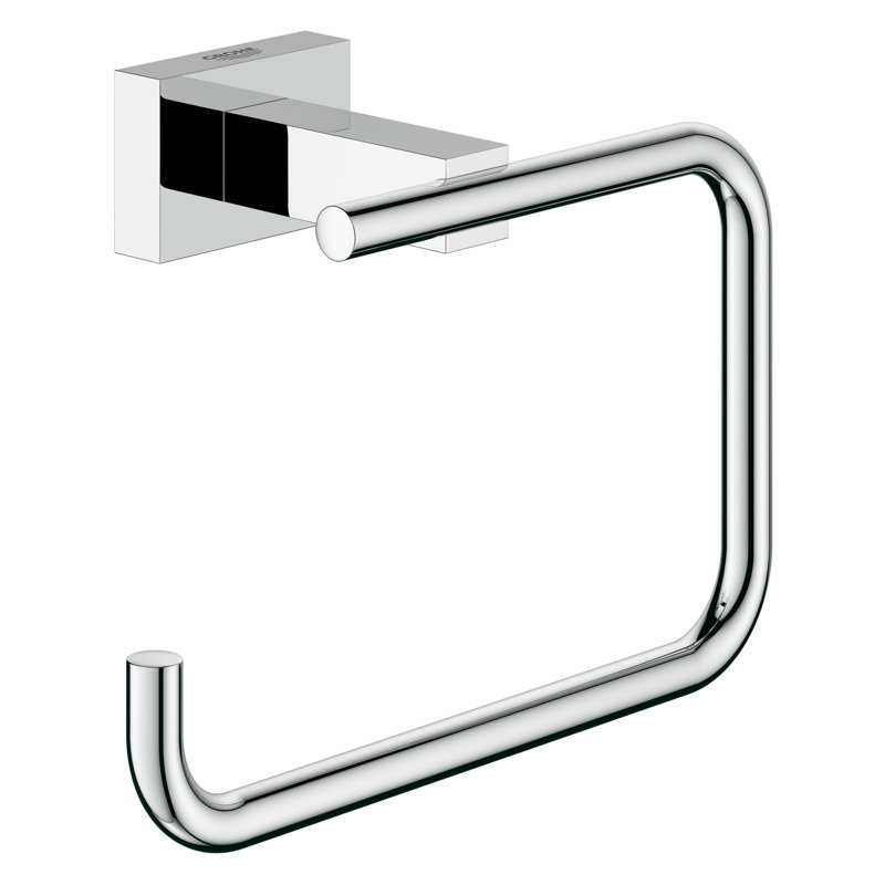 Essentials Cube Wall Mount Toilet Paper Holder, StarLight Chrome