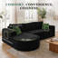 3 Seater Fabric Corner Sectional-128842365-133392890