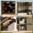 Outdoor Wicker Bar Cart with Storage & Extendable Top - Rolling Kitchen Island for Patio, Backyard, and Entertaining
