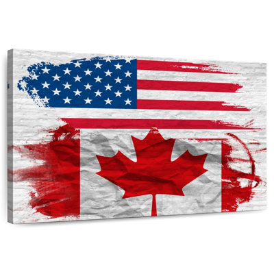 Borges USA And Canada Flag