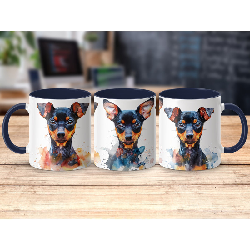 Ceramic Coffee Mug, 1, Navy