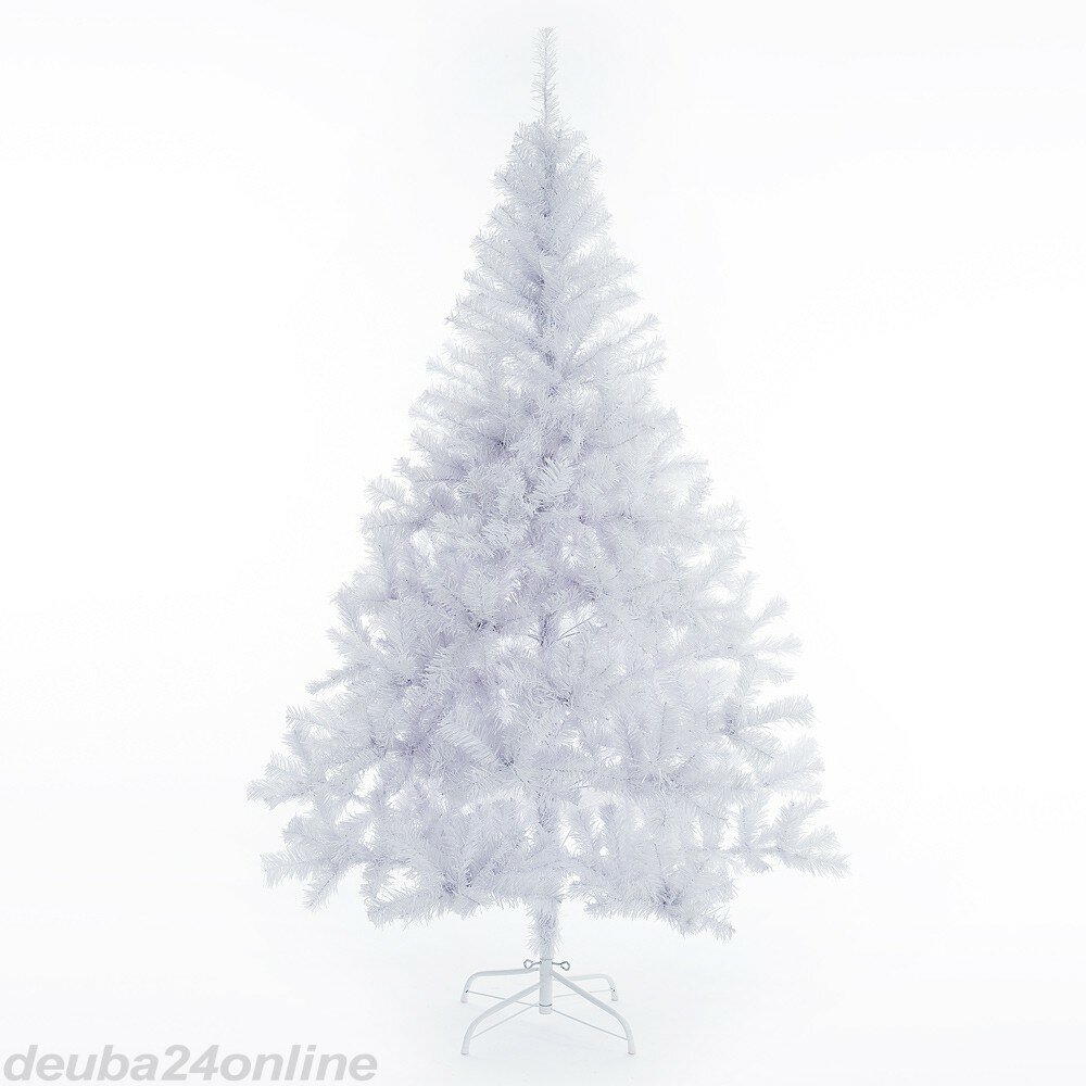 Künstlicher Weihnachtsbaum Weiß mit Ständer