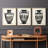 Abstract  Series  CVIII  -Set Of 3 Framed Giclee Prints -Ready to Hang-107252056-107252054