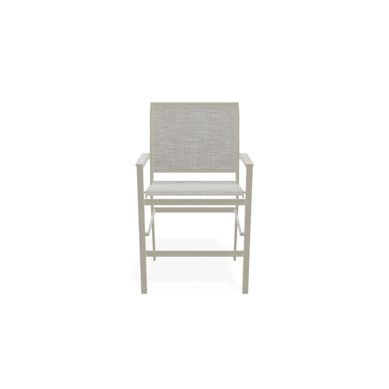 Chaise de café empilable en aluminium Bazza, Tempête, Burke