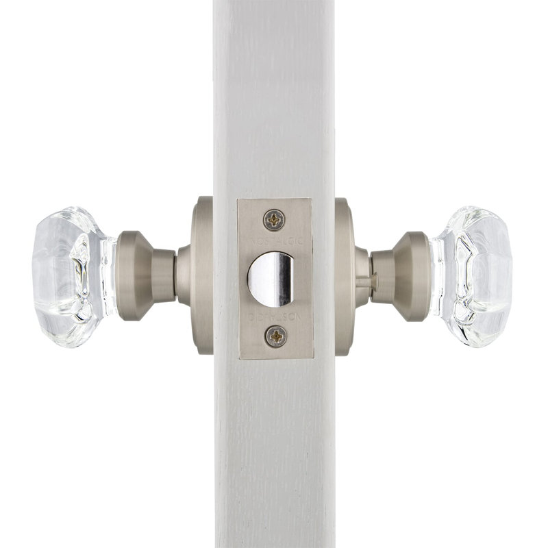 Classic Rosette with Waldorf Door Knob, Polished Brass