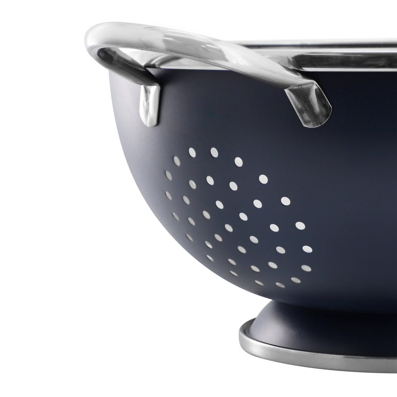 Passoire en acier inoxydable 5 pintes Oster Corden, Blue, 5.6" H x 14.6" W x 11" D