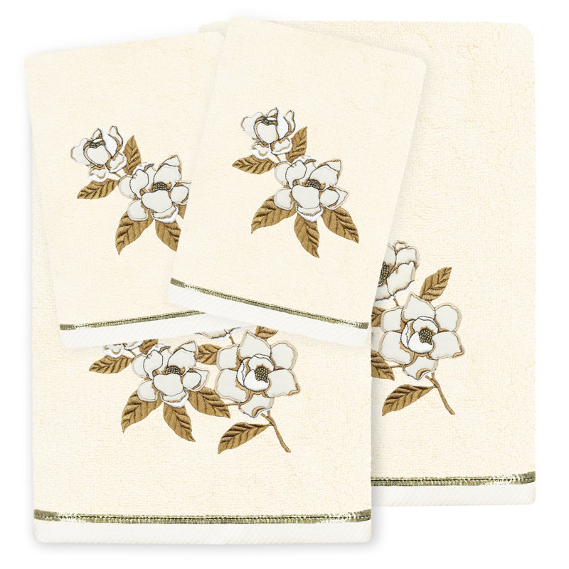 Ensemble de serviettes 4 pièces, Beige