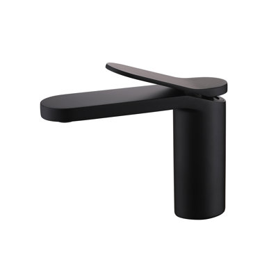 5.7" Solid Brass Single Handle Single Hole Bathroom Sink Faucet